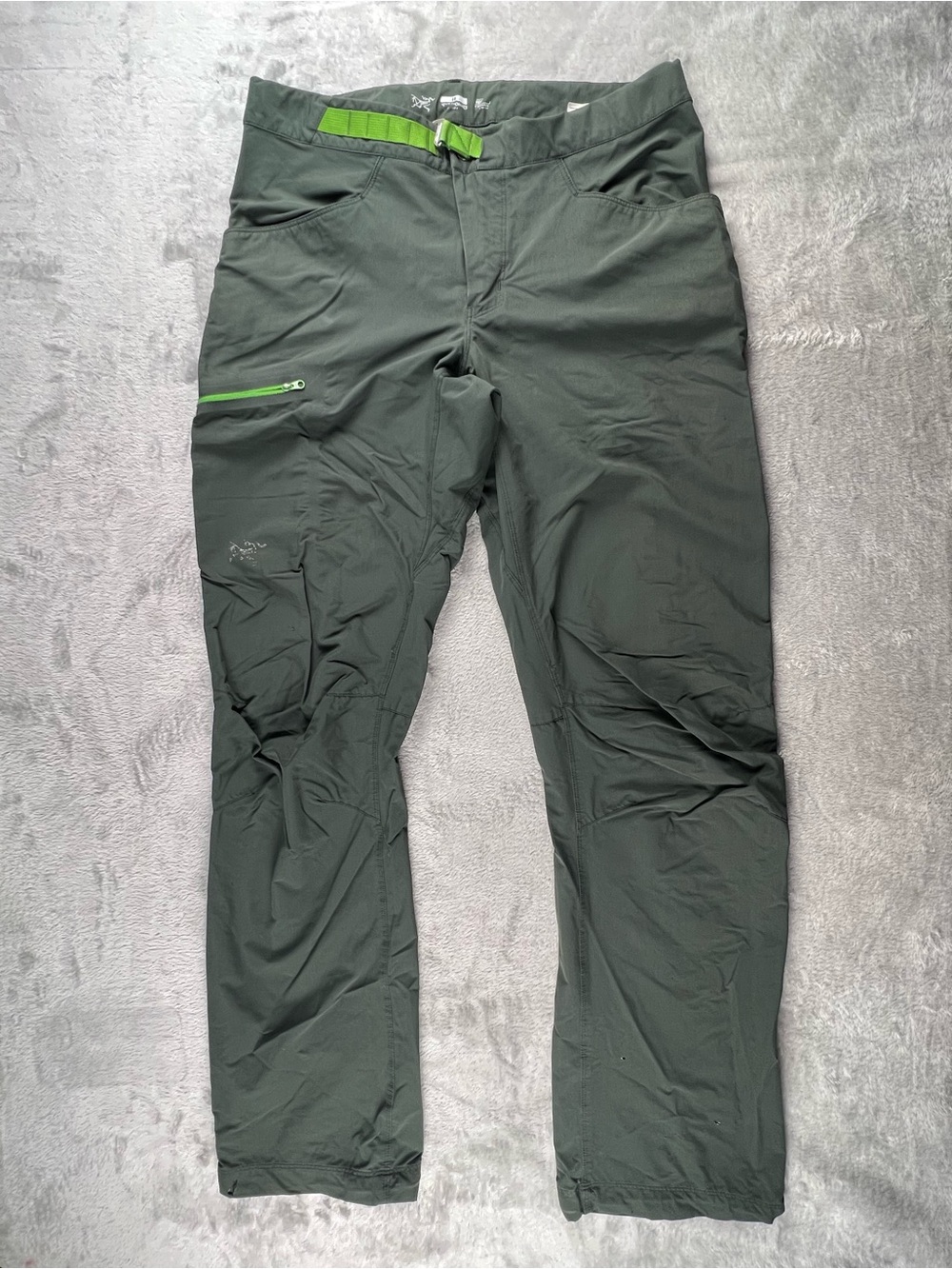 Arcteryx Psiphon SL Pants Men's 32x32 Hiking Outdoors Stretch Belted Performance